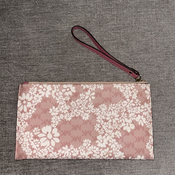 Michael Kors Pink and White Wristlet - Picture 2 of 5